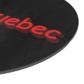 "#iLoveQuebec " Cute Design. Bestel nu Snijplank (Hoek)