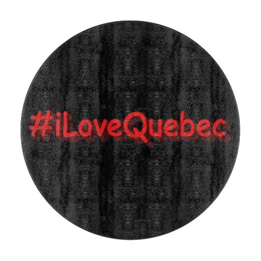 "#iLoveQuebec " Cute Design. Bestel nu Snijplank (Voorkant)