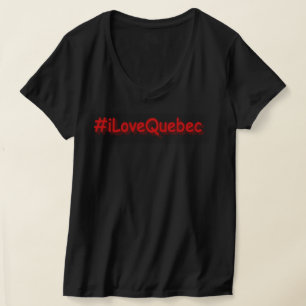 "#iLoveQuebec " Cute Design. Bestel nu T-shirt