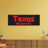 "#iLoveTexian " Cute Design. Bestel nu Canvas Afdruk (Insitu (Woonkamer))