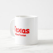 "#iLoveTexian " Cute Design. Bestel nu Koffiemok (Voorkant links)