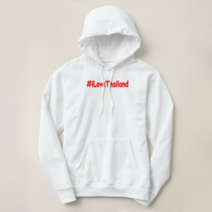 "#iLoveThailand" Cute Design. Bestel nu Hoodie