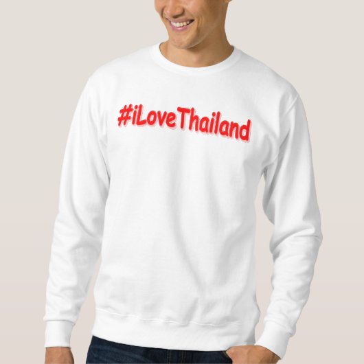 "#iLoveThailand" Cute Design. Bestel nu Trui (Voorkant)
