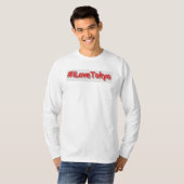 "#iLoveTokyo" Schattig ontwerp. Nu kopen T-shirt (Voorkant volledig)