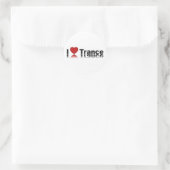 ILoveTrance Ronde Sticker (Tas)