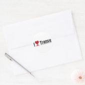 ILoveTrance Ronde Sticker (Envelop)