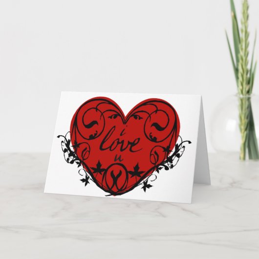 iloveu feestdagen kaart (Voorkant)