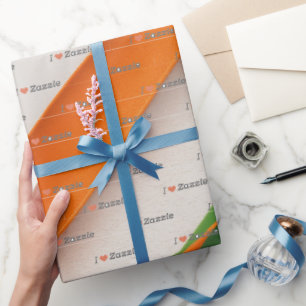 #ILoveZazzleInpakpapier Cadeaupapier