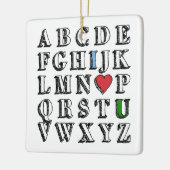 ILU KERAMISCH ORNAMENT (Links)