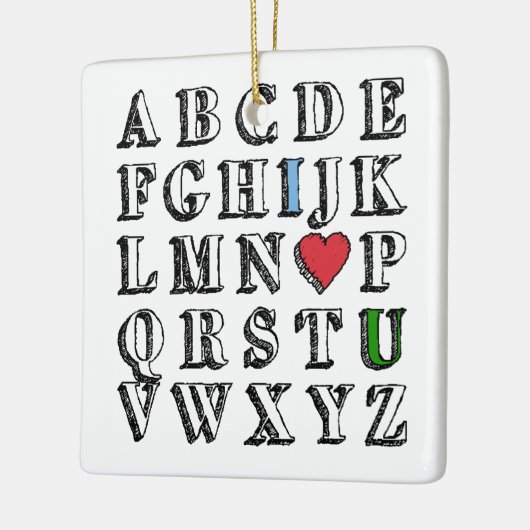 ILU KERAMISCH ORNAMENT (Links)