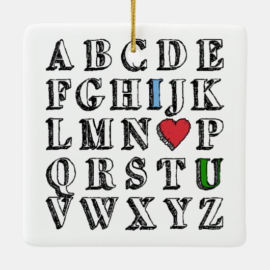 ILU KERAMISCH ORNAMENT (Achterkant)