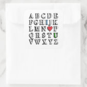 ILU VIERKANTE STICKER (Tas)