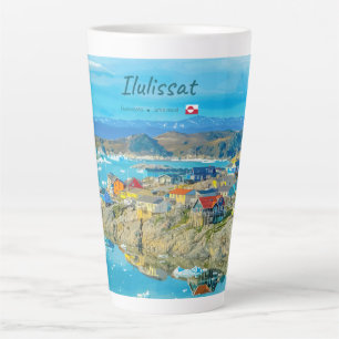 Ilulissat, Groenland - Grote Ijsbergstad Latte Mok