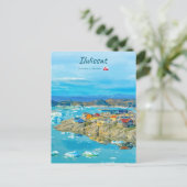 Ilulissat, Groenland - IJsberg Stad Briefkaart (Staand voorkant)