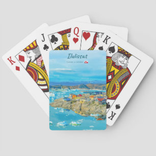 Ilulissat, Groenland - Ijsberg Stad Pokerkaarten