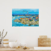 Ilulissat, Groenland - IJsberg Stad Poster (Keuken)