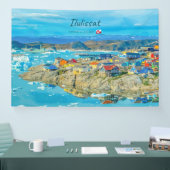 Ilulissat, Groenland - IJsberg Stad Spandoek (Beurs)