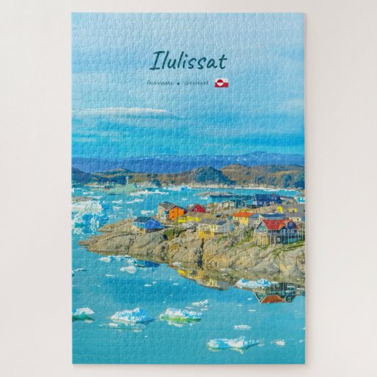 Ilulissat, Groenland - IJsdorp Legpuzzel (Verticaal)