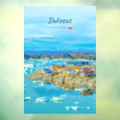 Ilulissat, Groenland - IJsdorp Raamsticker (Vel 3)