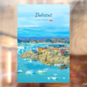 Ilulissat, Groenland - IJsdorp Raamsticker (Vel 2)