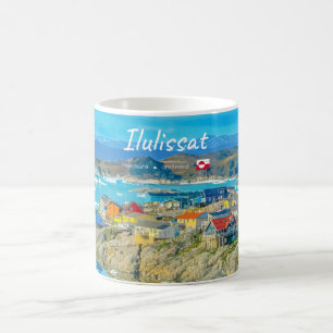 Ilulissat, Groenland - Kleine IJsbergstad Koffiemok
