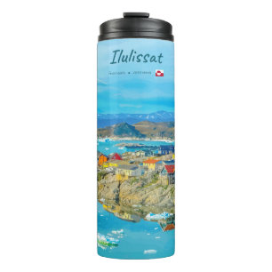 Ilulissat, Groenland - Stad van Ijsbergen Thermosbeker