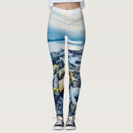Ilulissat Groenland Yellow Hiking Trail IJsbergen Leggings