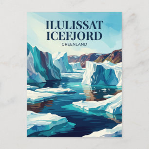 Ilulissat-ijsbaai, Ilulissat, Groenland Groenland Briefkaart