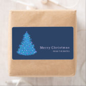 ilustración de árbol de Navidad azul Etiket (Insitu)