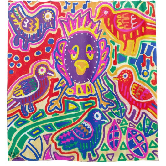 Ilustración de Mola1 Douchegordijn (Voorkant)
