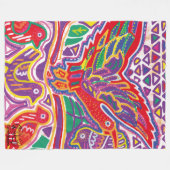  Ilustración de Mola3 Fleece Deken (Voorkant (Horizontaal))