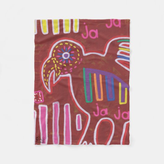 Ilustración de Mola4 Fleece Deken (Voorkant)