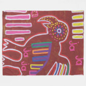 Ilustración de Mola4 Fleece Deken (Voorkant (Horizontaal))