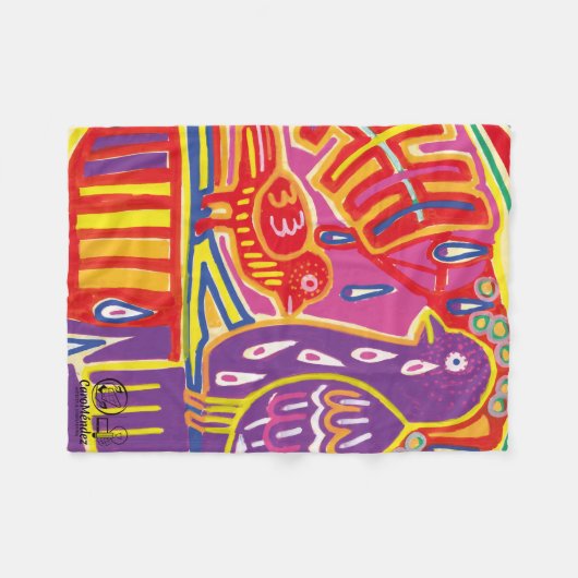  Ilustración de Mola5 Fleece Deken (Voorkant (Horizontaal))