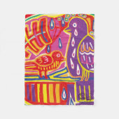  Ilustración de Mola5 Fleece Deken (Voorkant)