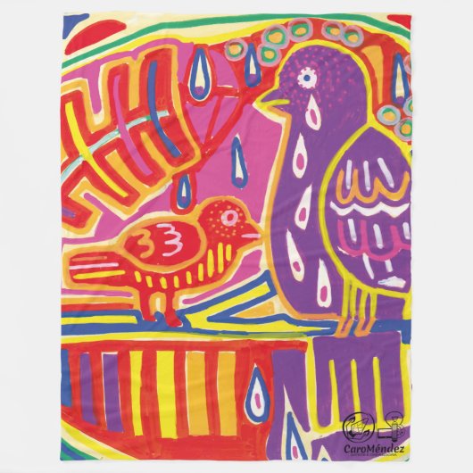 Ilustración de Mola5 Fleece Deken (Voorkant)