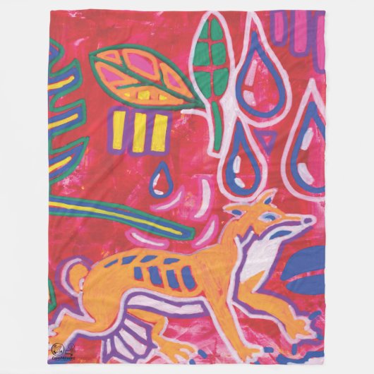 Ilustración de Mola6 Fleece Deken (Voorkant)