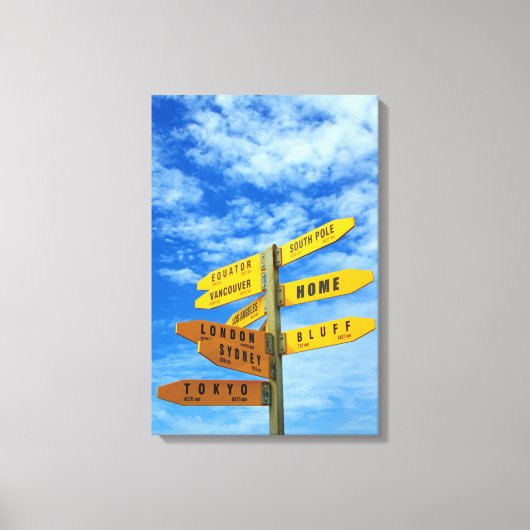 iLUV REIZEN 16x24 Canvas Afdruk (Voorkant)