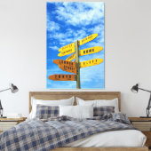 iLUV REIZEN 32x48 Canvas Afdruk (Insitu (Slaapkamer))