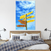 iLUV REIZEN 40x60 Canvas Afdruk (Insitu (Slaapkamer))