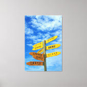 iLUV REIZEN 40x60 Canvas Afdruk (Voorkant)