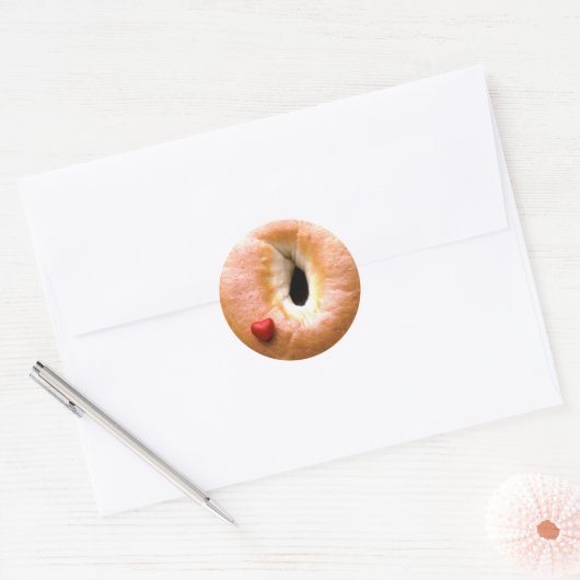 iluvbagels ronde sticker (Envelop)