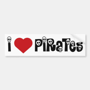 Iluvpiraten Bumpersticker