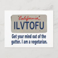 ILVTOFU California License Bord
