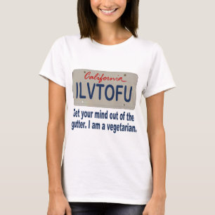 ILVTOFU California License Bord T-shirt