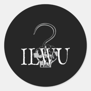 Ilwu Longshore Cargo Hook Ronde Sticker