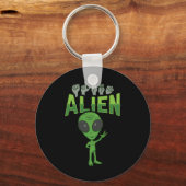 Ily Alien Asl Handgebaar Dove Gehoorverlies Bewust Sleutelhanger (Voorkant)