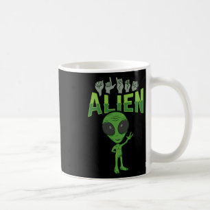Ily Alien Gebarentaal Hand Gebaar Dove Gehoorverli Koffiemok