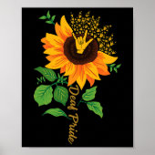 ILY ASL Hand Gesture Deaf Hearing Losheid Awarenes Poster (Voorkant)