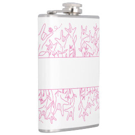 ILY Bloom - Custom Name ASL Design Heupfles